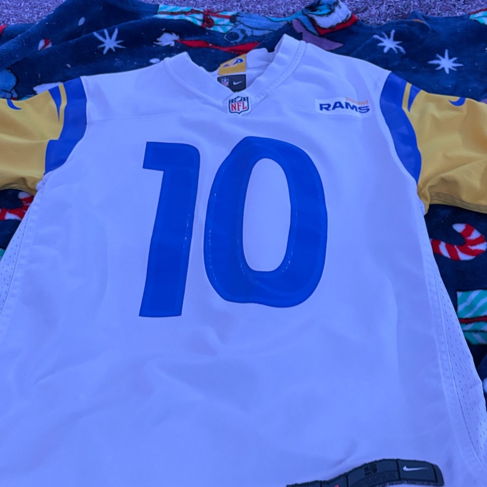 RAMS White and Blue Men's Jersey